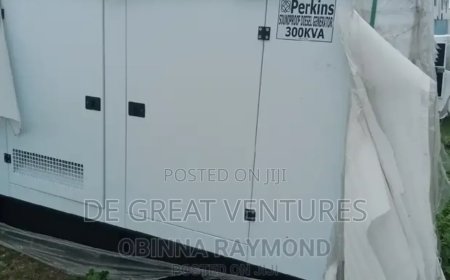 300KVA HIGH CAPACITY SOUNSPROOF PERKINS GENERATOR